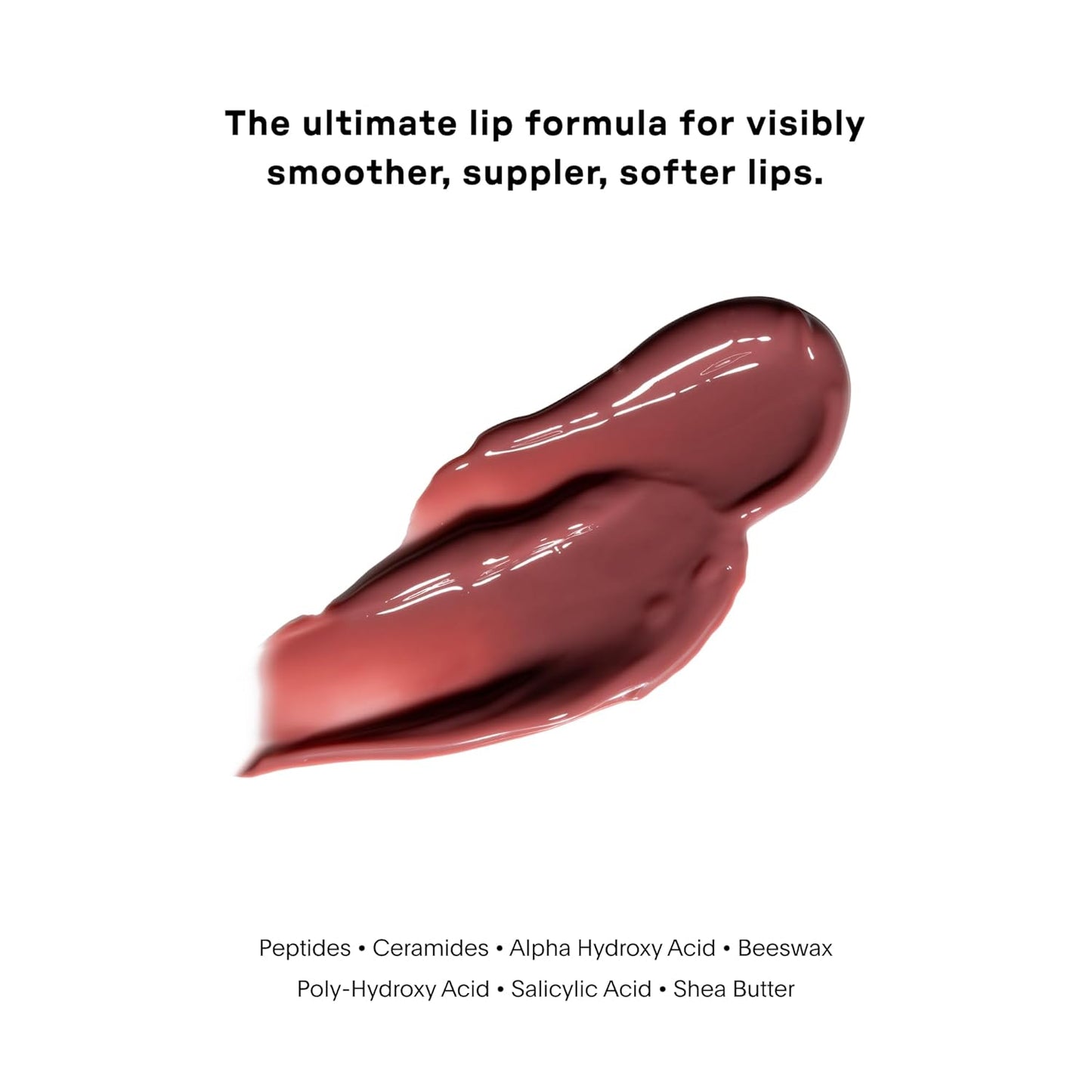 U Beauty The PLASMA Tinted Lip Compound - Anti-Aging & Anti-Wrinkle Lip Gloss, Hyaluronic Acid, Shea Butter & Peptides for Hydration & Plumping, Lady- 15 mL