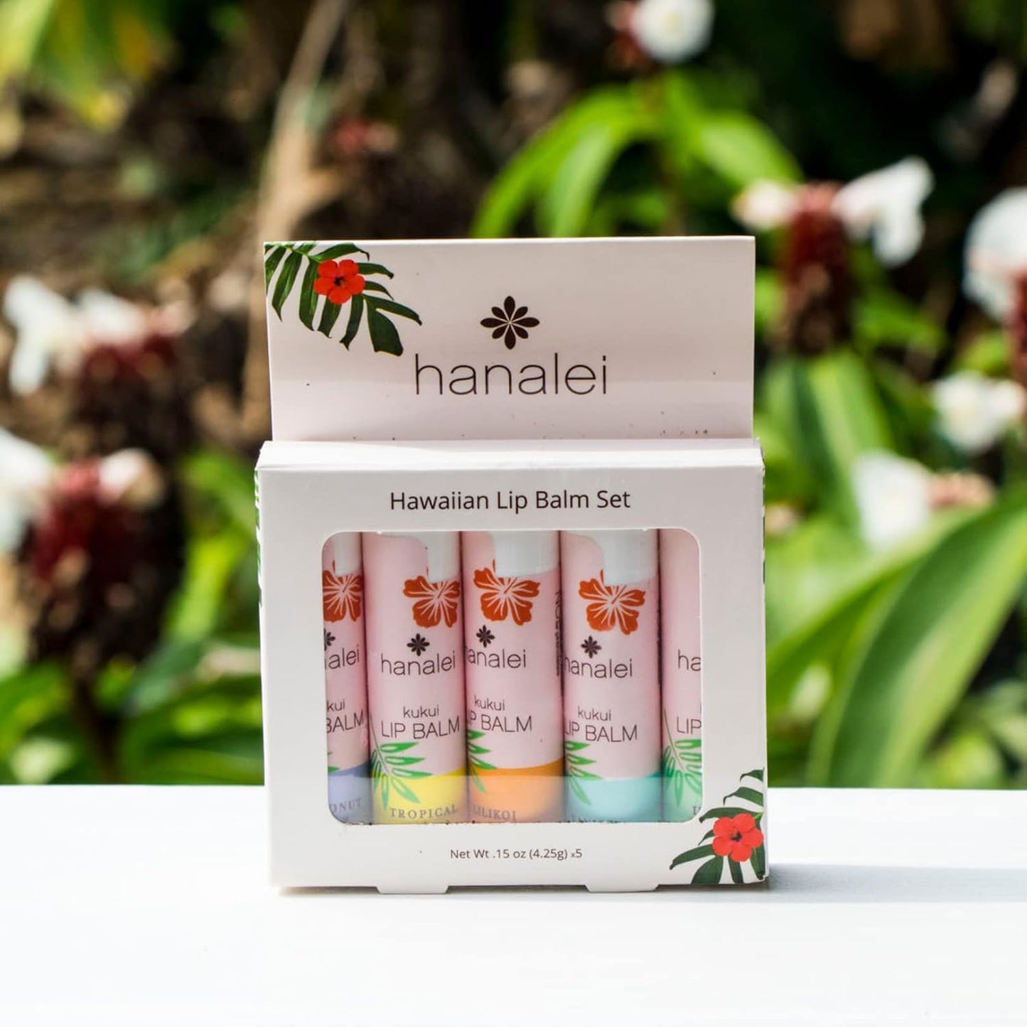 Hanalei Mint Lip Balm & Moisturizer – Natural Kukui Oil & Beeswax for Hydrated, Soothed, Soft Lips – Heals Dry, Chapped, Cracked Skin – Long-Lasting Travel-Friendly Lip Care – Island Mint Flavor