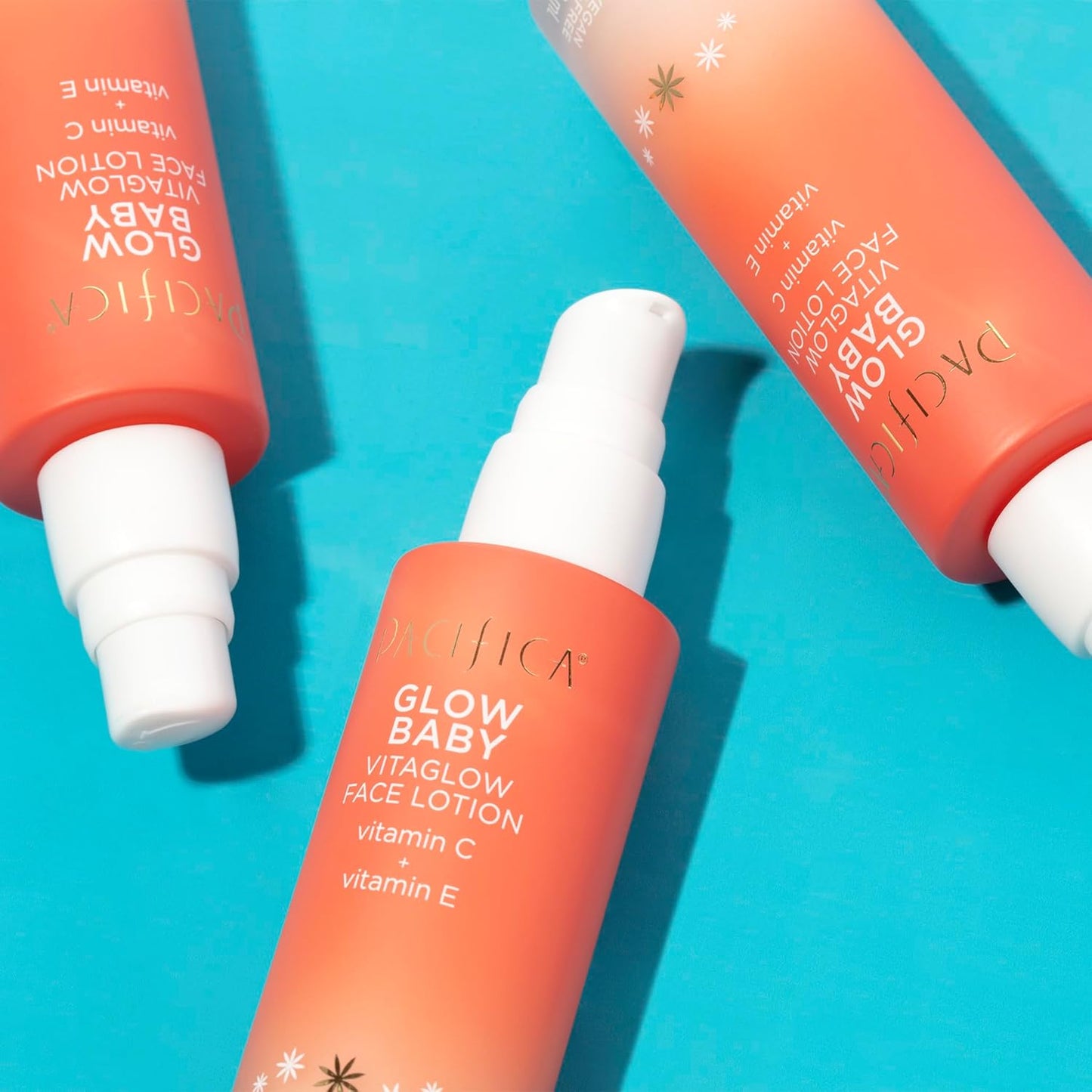 Pacifica Beauty Glow Baby VitaGlow Face Lotion & Eye Bright Eye Cream Set, Skincare, Moisturizer, Brightener, Vitamin C, Caffeine, Hyaluronic Acid, Face Care, Vegan, 2.7 fl oz and 0.5 fl oz (Set of 2)