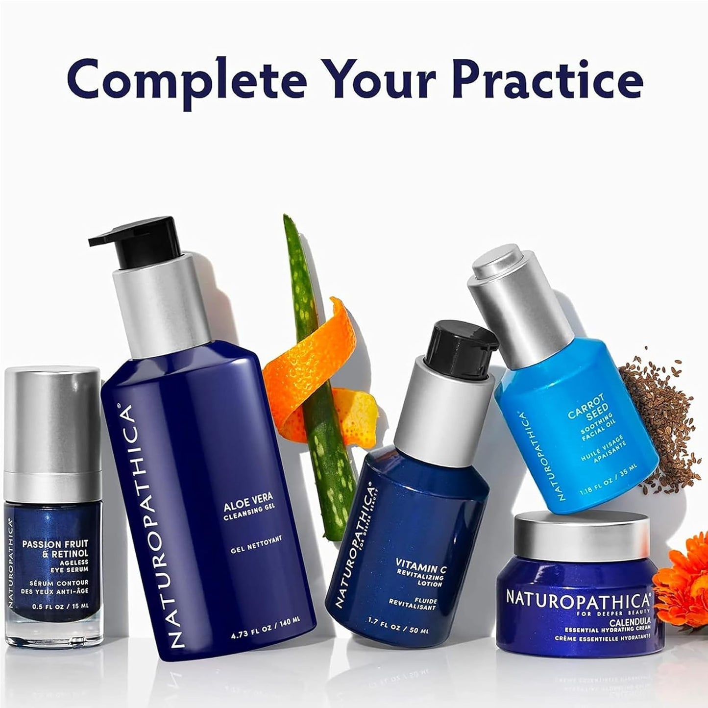 Naturopathica Aloe Vera Cleansing Gel, Facial Cleanser with Aloe Vera and Lavender, Clarifying Face Wash for Men and Women, 5 fl oz