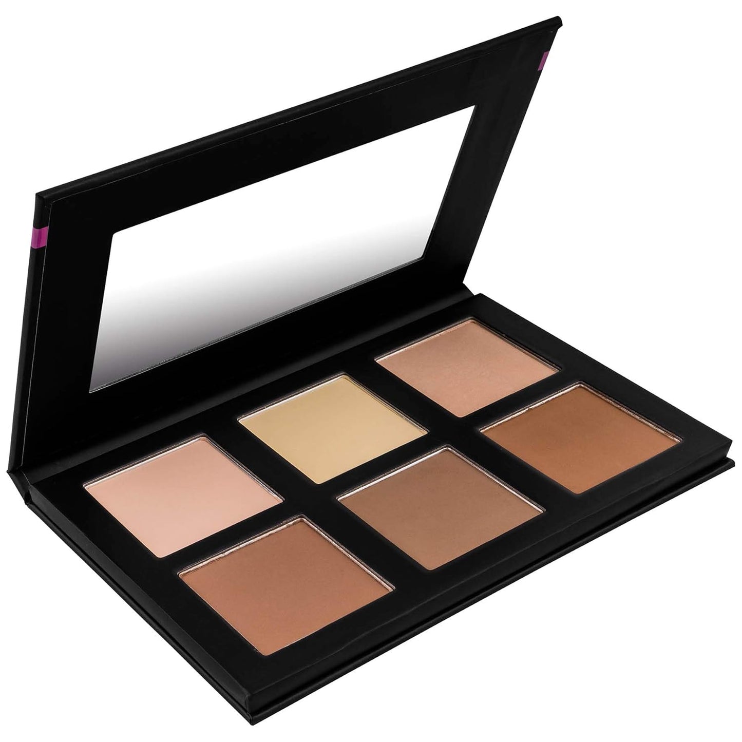 SHANY Powder Contour & Highlight Makeup Palette with Mirror - 6 Color Contour Palette - CONTOUR