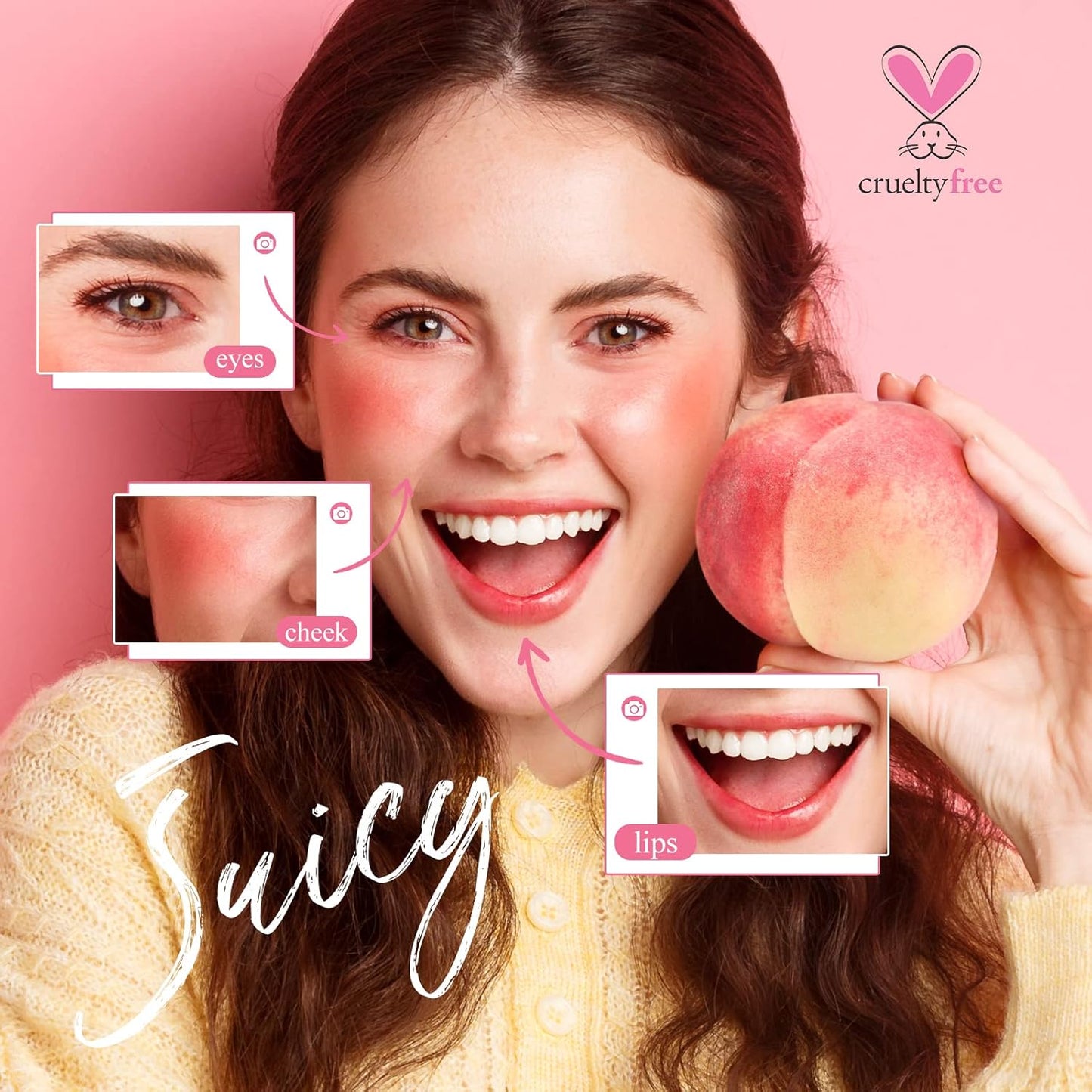 Lip Tint Stain Set, Korean Water Tint Lightweight Non-sticky, Waterproof Long Lasting Liquid Blush & Lip Stain, Transfer-Proof, Matte Finish Lip Color Makeup (juicy)