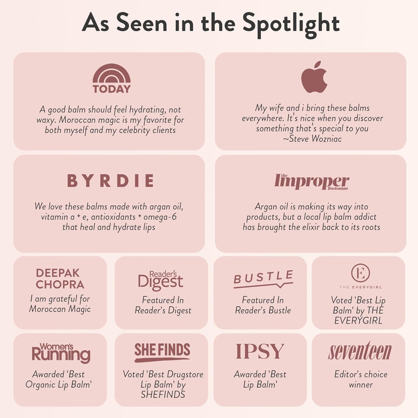 Moroccan Magic Organic Manuka Honey Lip Balm 3 Pack | Ultra-Hydrating Argan & Essential Oil Lip Moisturizer + Vitamin E | Natural Chapstick for Dry Lips | Smooth, Non-Toxic | Organic Lip Balm