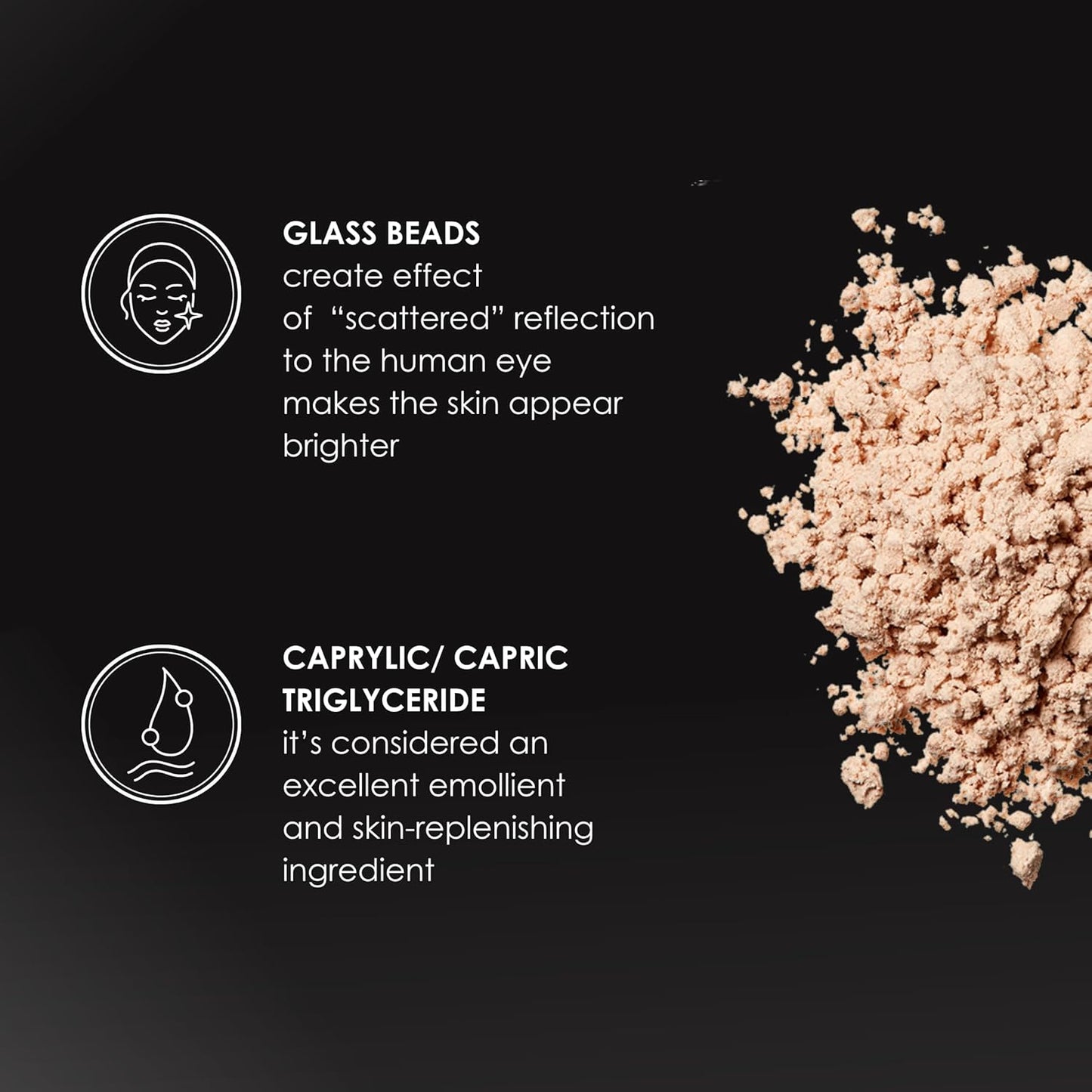 Rodial Glass Powder Mini 0.10oz., Skin Perfecting Loose Face Powder, Creamy Formula for a Natural Luminosity Glow, Finishing Powder for a Flawless Skin Look, Setting Powder