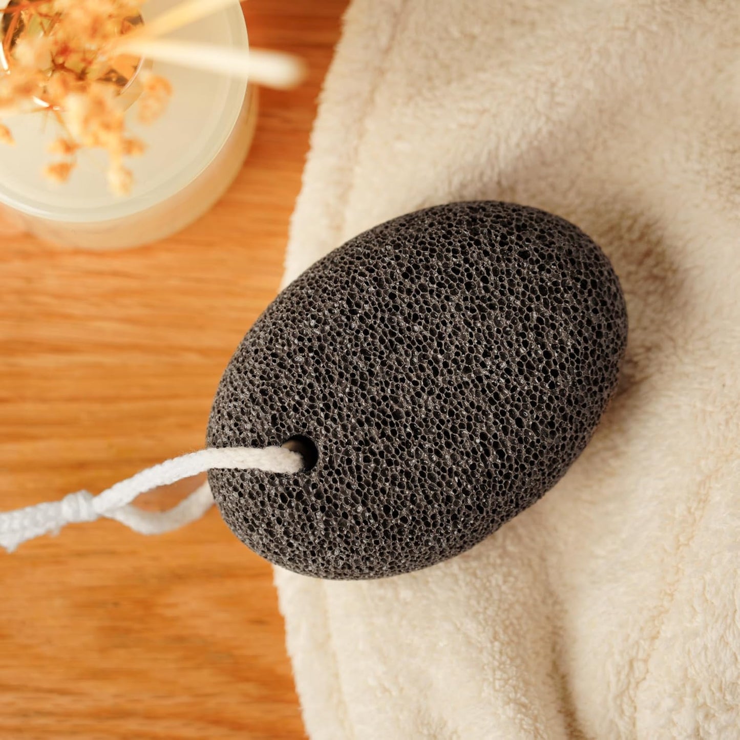 Extra Thick Pumice Stone for Feet and Hands – Ergonomic, Durable Natural Foot File – Gray, 3.9x2.8x1.6 in – Ideal for Cracked Heel Treatment,Callus Remover for feet&Dead Skin Exfoliation