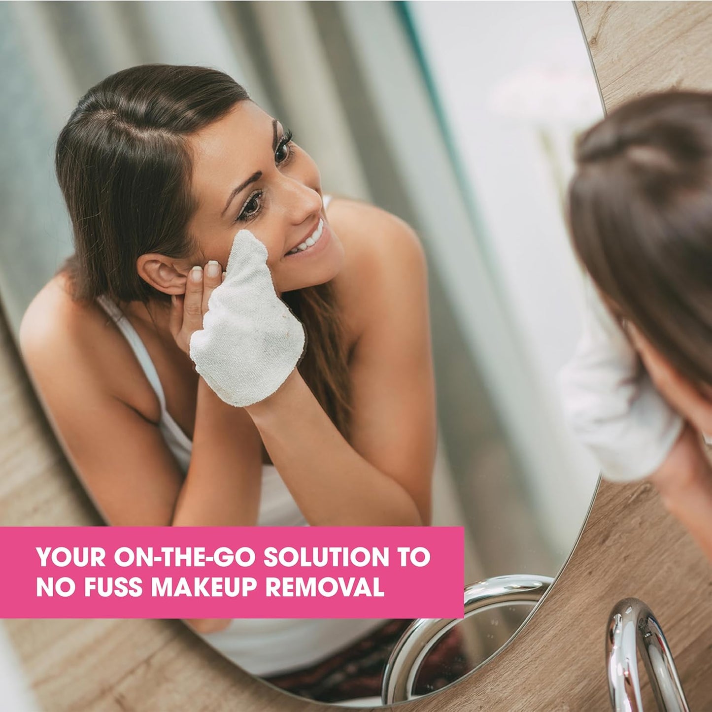 Diamond Wipes Face Cleansing and Waterproof Makeup Remover Wipes, Case of 250 Wipes, Alcohol Free Wipes with Vitamin E