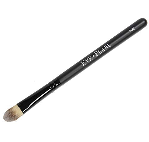 EVE PEARL Dual Salmon Concealer And 102 Concealer Brush Full Coverage Under Brighten Eye Concealer Brush Set Makeup Kit (Deep)