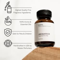 AromaTech Between The Sheets Premium Aroma Oil – Indulgent & Cozy Home Fragrance with Notes of Washed Linen, Hibiscus & Bergamot for Scent Diffusers, Cold-Air and UltraSonic Scent Machines – 60 mL