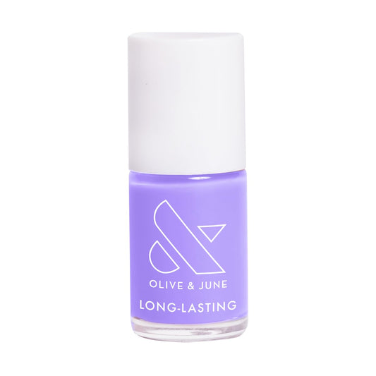 Olive & June Long Lasting Nail Polish | Gel-Like Finish No Lamp Needed | Lasts up to 10 days | Salon-Quality Color at Home |15-Free Vegan Cruelty-Free Chip-Resistant Shine |Bold & Unshaken Bold Purple