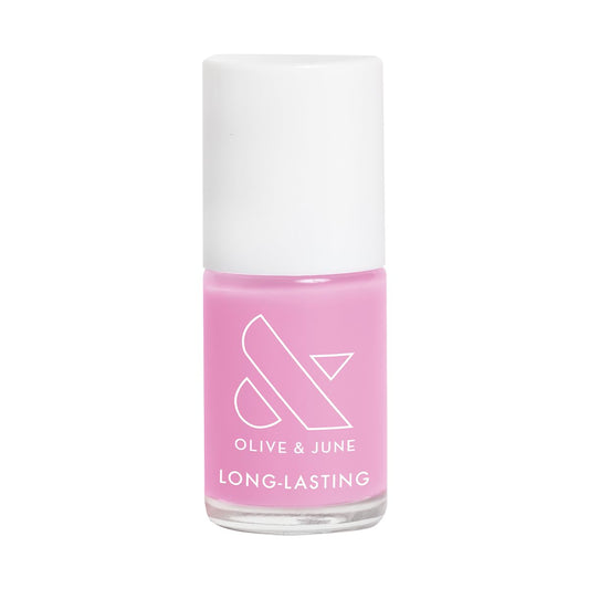 Olive & June Long Lasting Nail Polish | Plump, Gel-Like Finish No Lamp Needed | Lasts up to 10 days | Salon-Quality Color at Home | 15-Free, Vegan Cruelty-Free Chip-Resistant Shine | JM Pinky Lavender