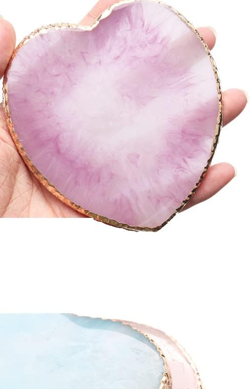 2 Pcs Herat Phnom Penh Resin Nail Art Palette,Nail Art Gel Nail Polish Palette Nail Art Painting Palettes with Stirring Rod Nail Piece Display Tool Cosmetic Makeup Mixed Color Palette Tray