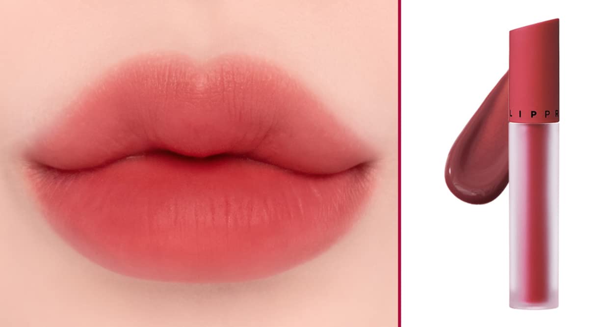JUNG SAEM MOOL LIP-PRESSION See-Through Tint 0.14 Fl Oz, Soft Blurred Velvet Tint with Lightweight Long lasting Hydration, Seamless Fit Texture, Mood Tone Color, Korean Lip Makeup (RUBY VEIL)