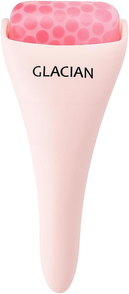 CRYO FACE Roller: Premium Ice Roller for Face Lift, Wrinkles, Double Chin Reducer, Self Care Gifts, Skin Care Tools, Radiant Glow (Beige)