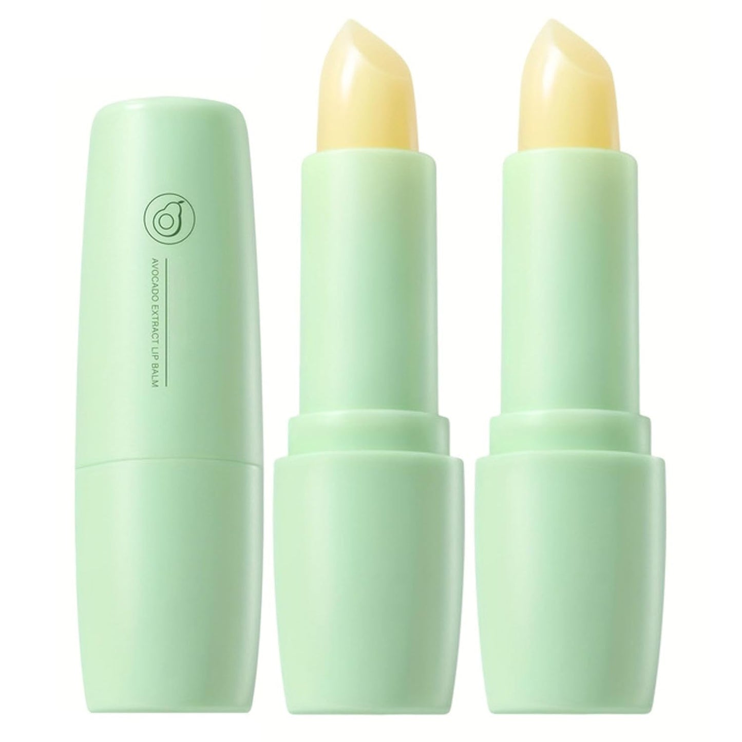 2 Pack Hyaluronic Acid Lip Balm, Avocado Moisturizing Lip Balm for Prevents Dry, Reduces Lip Lines Refreshing Soothing for Lip Softening & Hydration