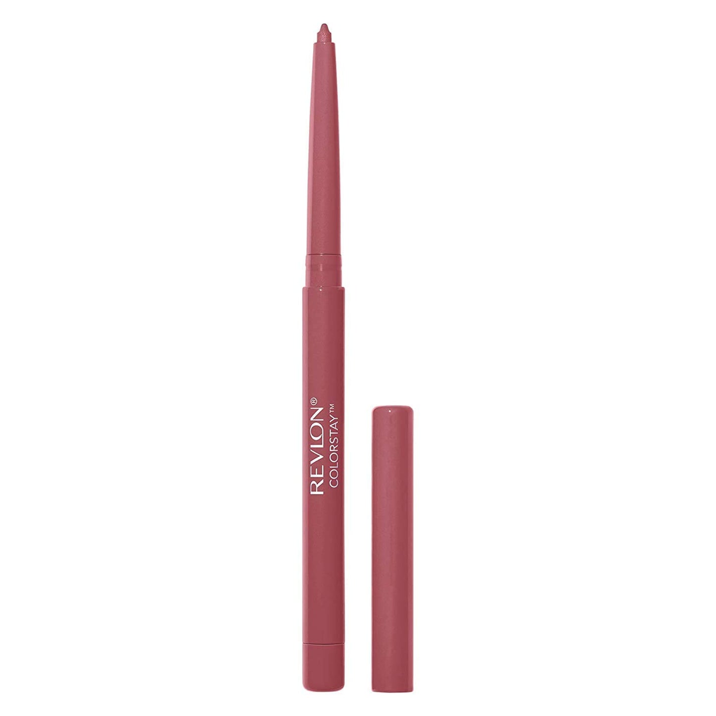 Revlon Colorstay Lip Liner Makeup with Built-in-Sharpener, Longwear Rich Colors, Smooth Application, 703 Mink, 0.01 oz