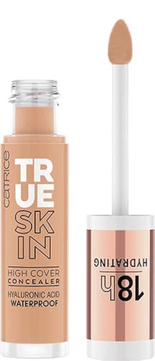 Catrice | True Skin High Cover Concealer (060 | Neutral Fudge) | Waterproof & Lightweight for Soft Matte Look | With Hyaluronic Acid & Lasts Up to 18 Hours | Vegan, Cruelty Free