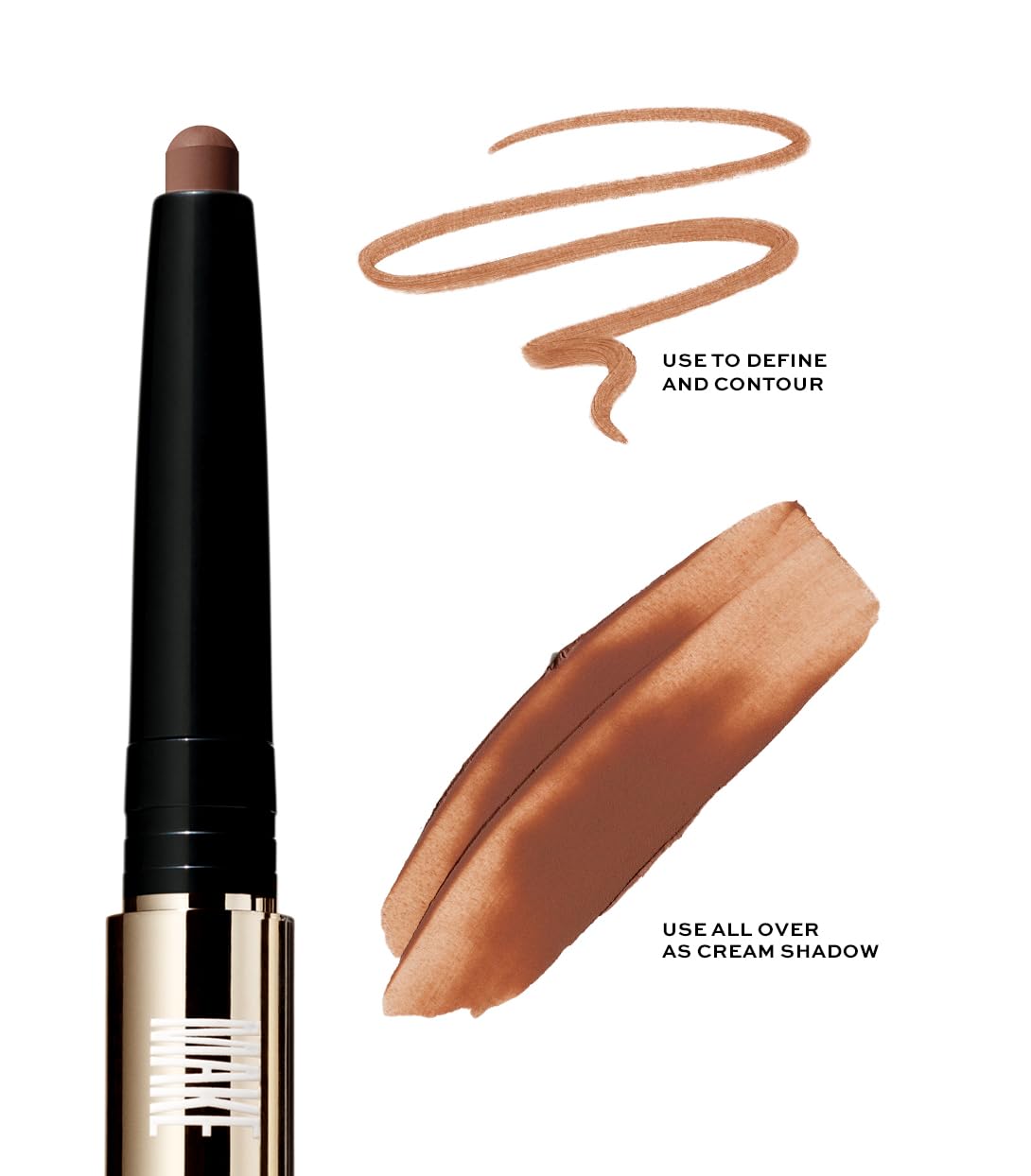 MAKE Beauty Eye Shaping Stylo - Cream Eyeshadow Stick. 4-in-1 Shape, Define, Contour, and Shade Eye Shadow for Versatile Makeup Looks. Long-Lasting Creamy Formula. Shade - Meridian