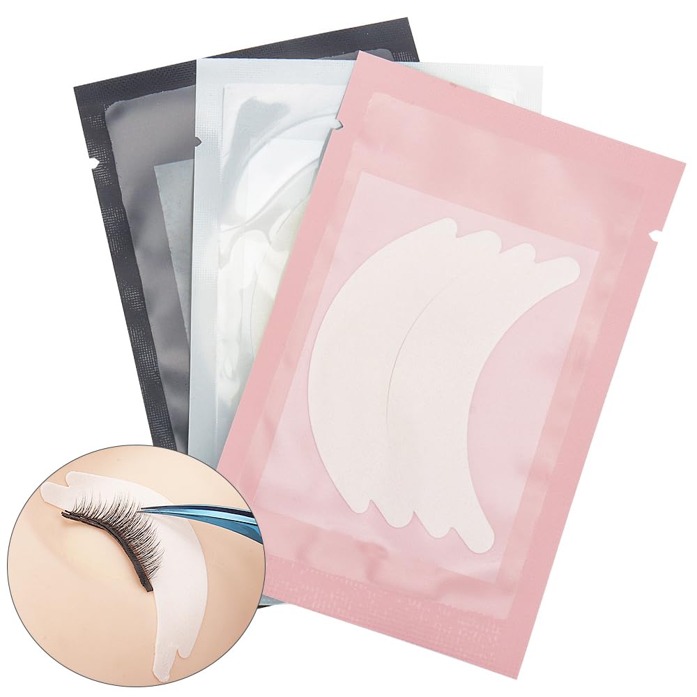 50 Pair Butterfly Under Eye Gel Pads Hydrogel Eye Patches For Eyelash Extension, Lint Free Under Hydrogel Eye Mask Pads Lash Extension Supplies(Pink