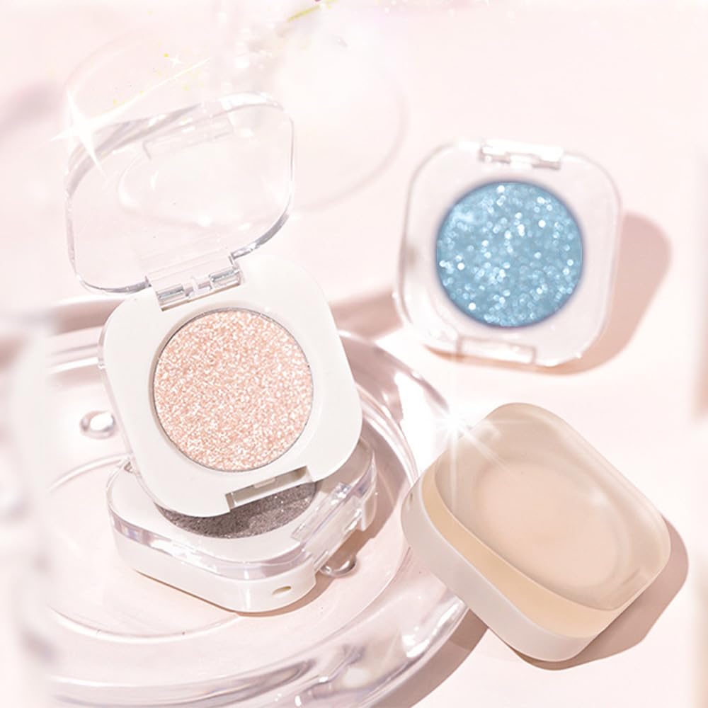 Mauve Taupe Matte Eyeshadow Palette for Women, Single Monochrome Eye Shadow Makeup, Shiny Pressed Powder, Blendable Natural sombras para ojos, Holographic,Vegan,Travel -25