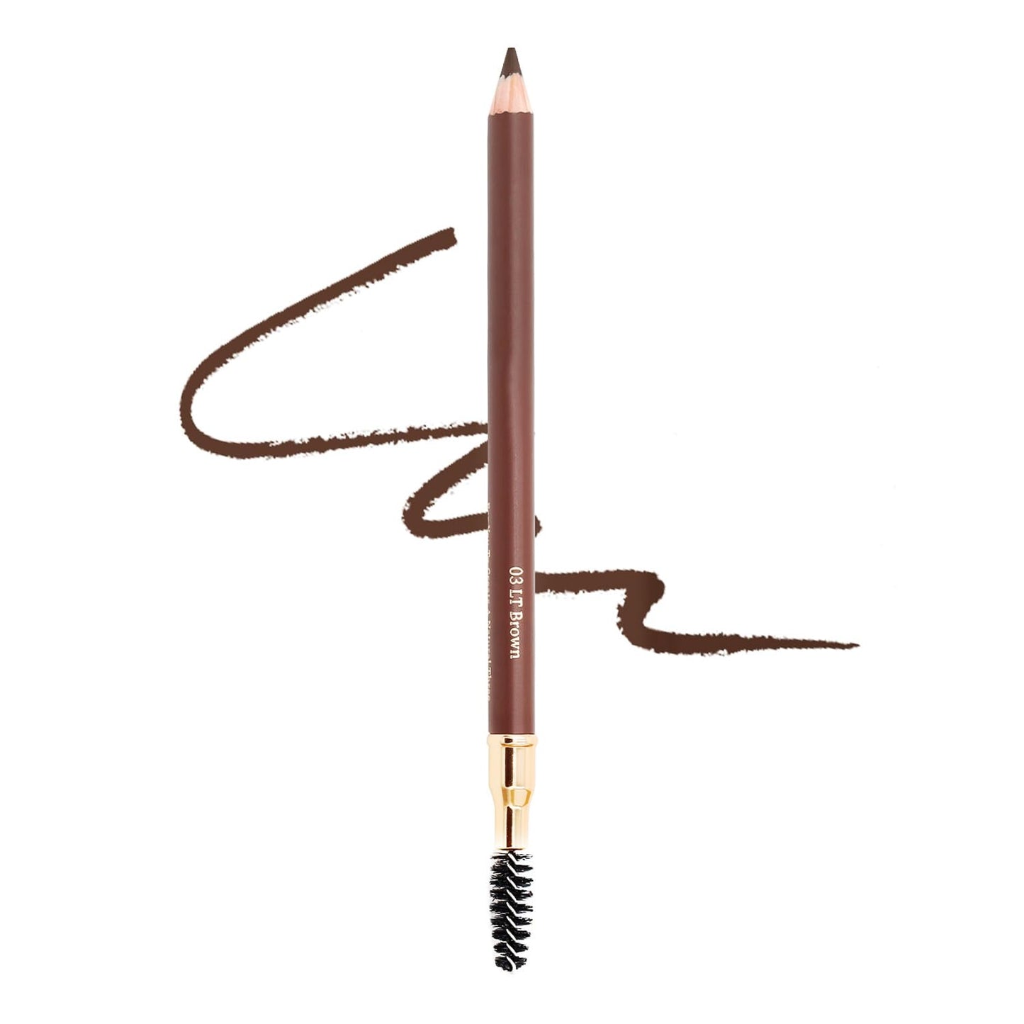 BODERMINCER 1pcs Eyebrow Pencil Longlasting Waterproof Durable Liner Eyebrow 5 Colors to Choose (3# Light Brown)