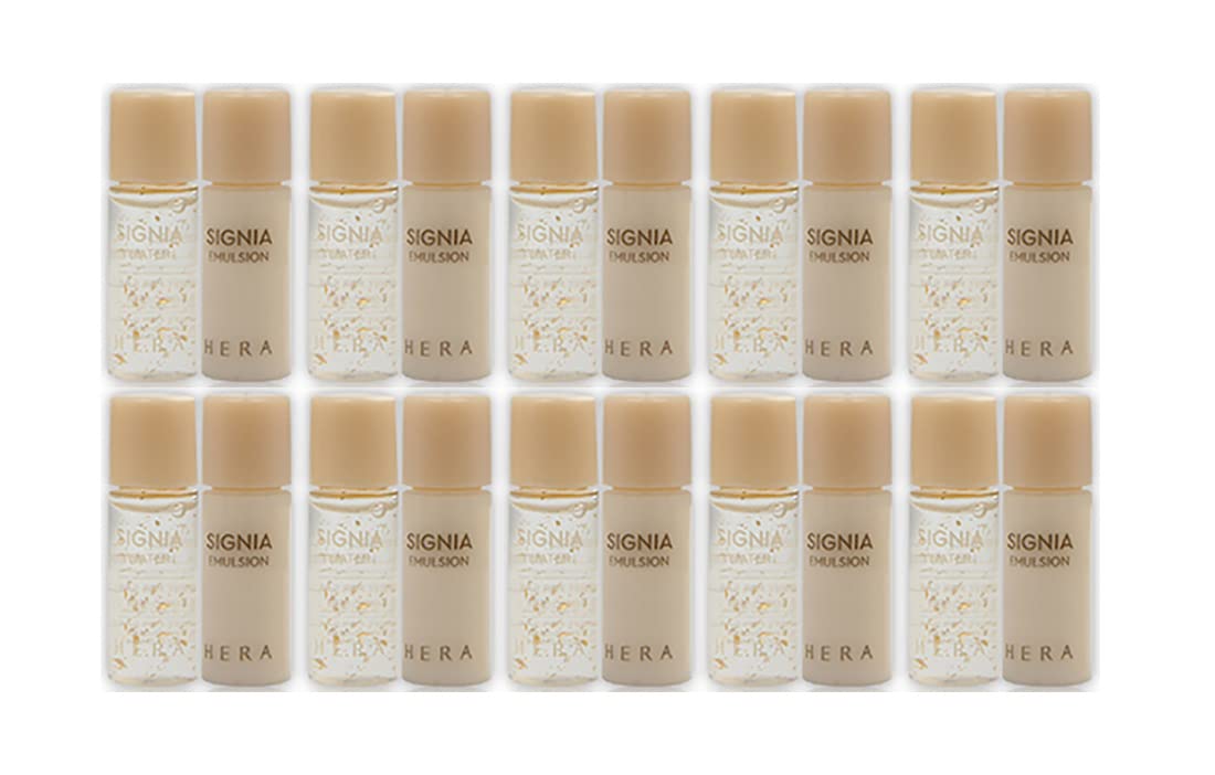 [Hera] Signia Water (5ml X 10pcs) & Signia Emulsion (5ml X 10pcs) Sample Trial Kit