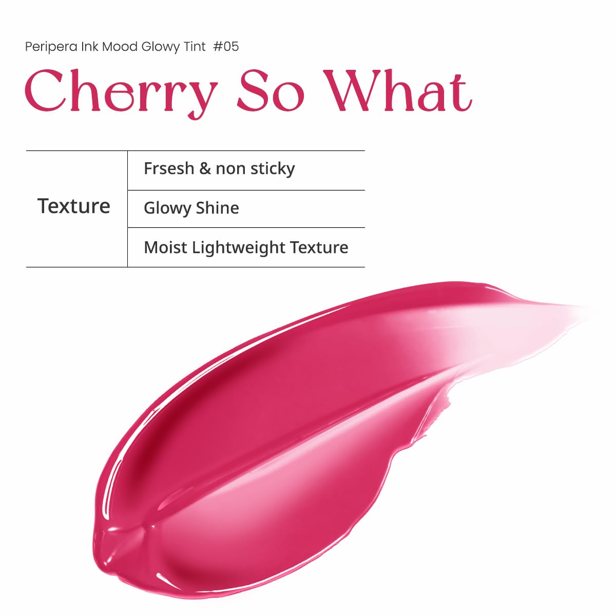 Peripera Ink Mood Glowy Tint (05 CHERRY SO WHAT)