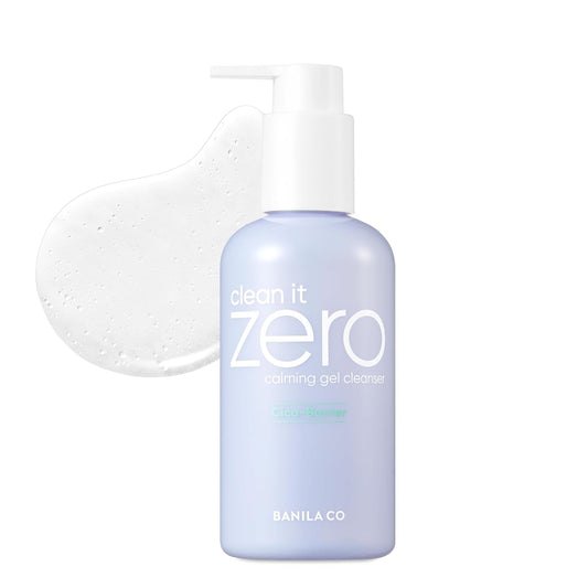 BANILA CO Clean It Zero Calming Gel Cleanser | Cica & Amino Acid Complex for Gentle Hydration | Vegan & Hypoallergenic | Korean Facial Cleanser for Sensitive Skin (200ml / 6.76 fl oz)