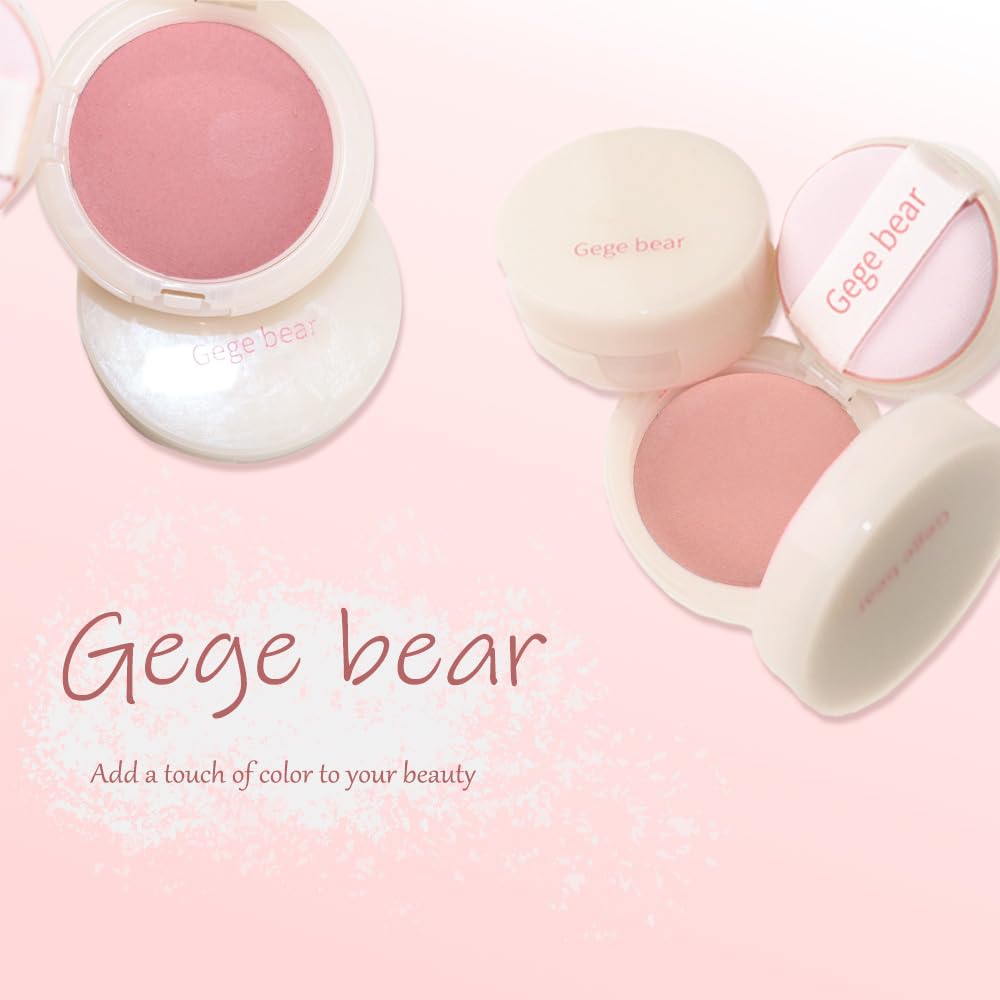 Silky Matte Blush,Blush Powder for Cheeks,Long-Lasting, Natural Look, Powder Blush Palette, Complements All Skin Tones