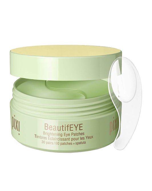 Pixi BeautifEYE Hydrogel Under-Eye Patches | Refreshing Eye Patches For Dark Circles | Brighten & Hydrate Under Eyes | 30 Pairs / 60 Patches