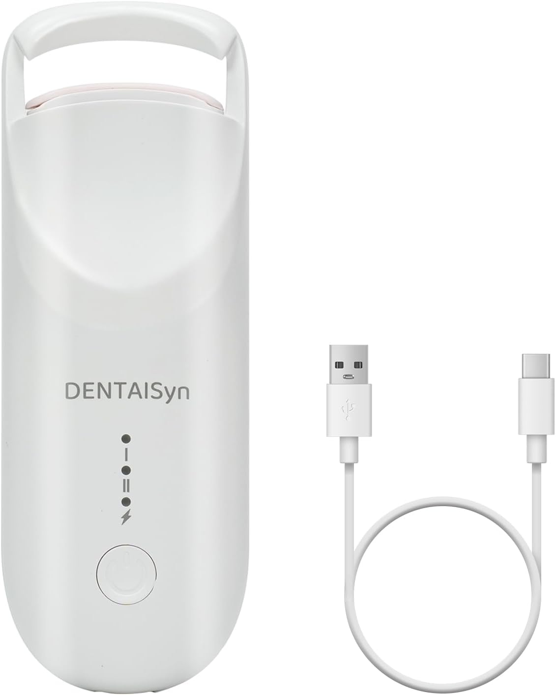 Heated Eyelash Curler - Electric Eyelash Curler with Heat Sensitive Silicone Pad, Type-C Rechargeable Mini Lash Curler, 10s Fast Heating 24hrs Long Lasting Lash Lift to Style Natural Eyelashes