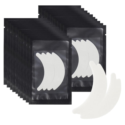 50 Pair Butterfly Under Eye Gel Pads Hydrogel Eye Patches For Eyelash Extension, Lint Free Under Hydrogel Eye Mask Pads Lash Extension Supplies (Black)