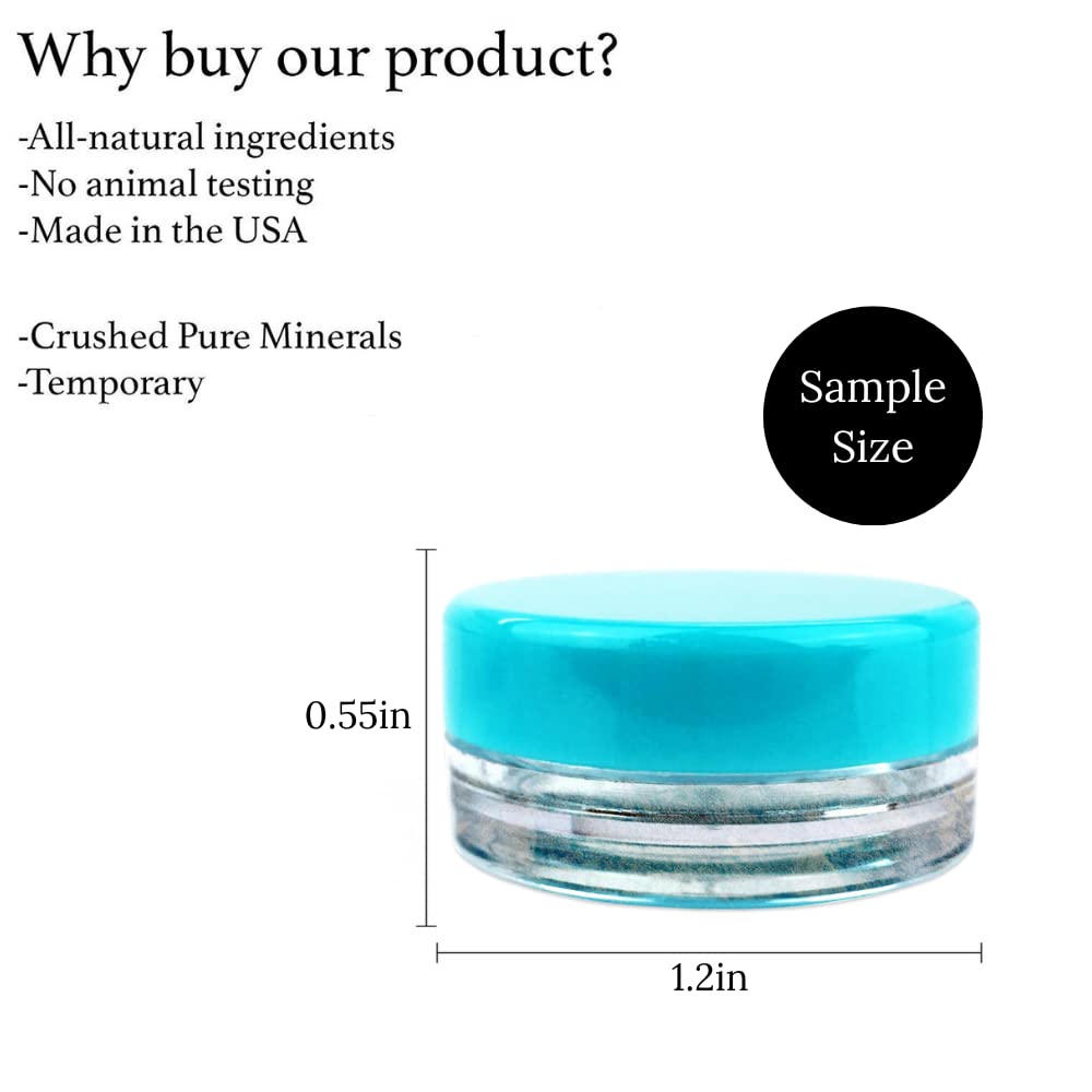 Root Touch Up Powder - Hair Concealer in 11 Shades - Zero Fragrance, Talc or Parabens - Covers Hairline and Roots (Sample Size, Dark Brown)