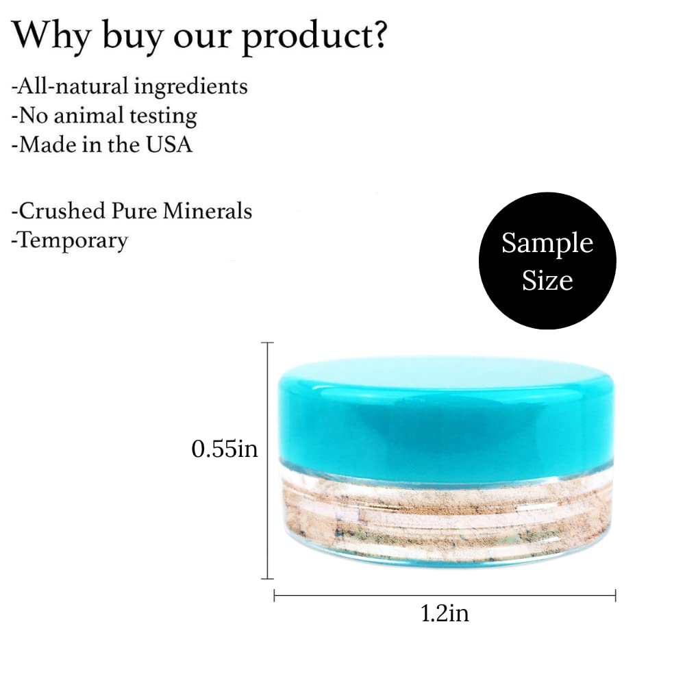 Root Touch Up Powder - 11 Shade Hairline Concealer, Zero Fragrance, Talc or Parabens (Sample Size, Blonde)