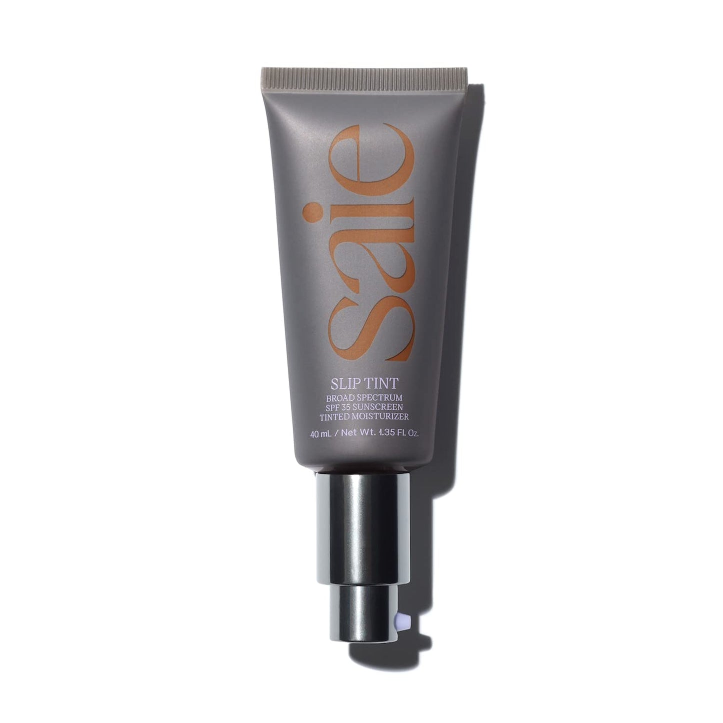 Saie Slip Tint SPF 35 Tinted Moisturizer - Light Coverage Moisturizer + Broad Spectrum Zinc Oxide Sunscreen with Hydrating Hyaluronic Acid - Shade Seven (1.35 oz)