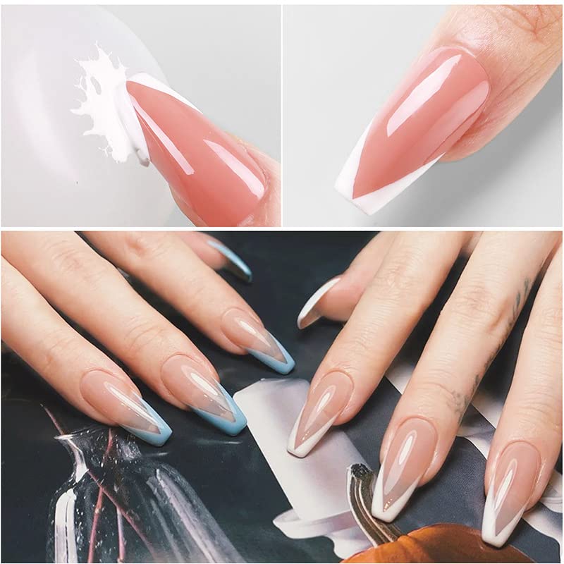 Nail Art Stamper Clear Silicone Stamping Jelly with Scraper - Transparent Nail Decor Tool for DIY Manicure