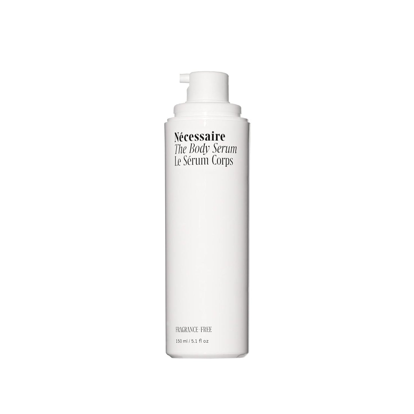 Nécessaire The Body Serum - Hydrating Serum With Hyaluronic Acid, Niacinamide + Ceramides. Dermatologist-Tested. Hypoallergenic. Approved By The National Eczema Association. 150 ml / 5.1 fl oz.