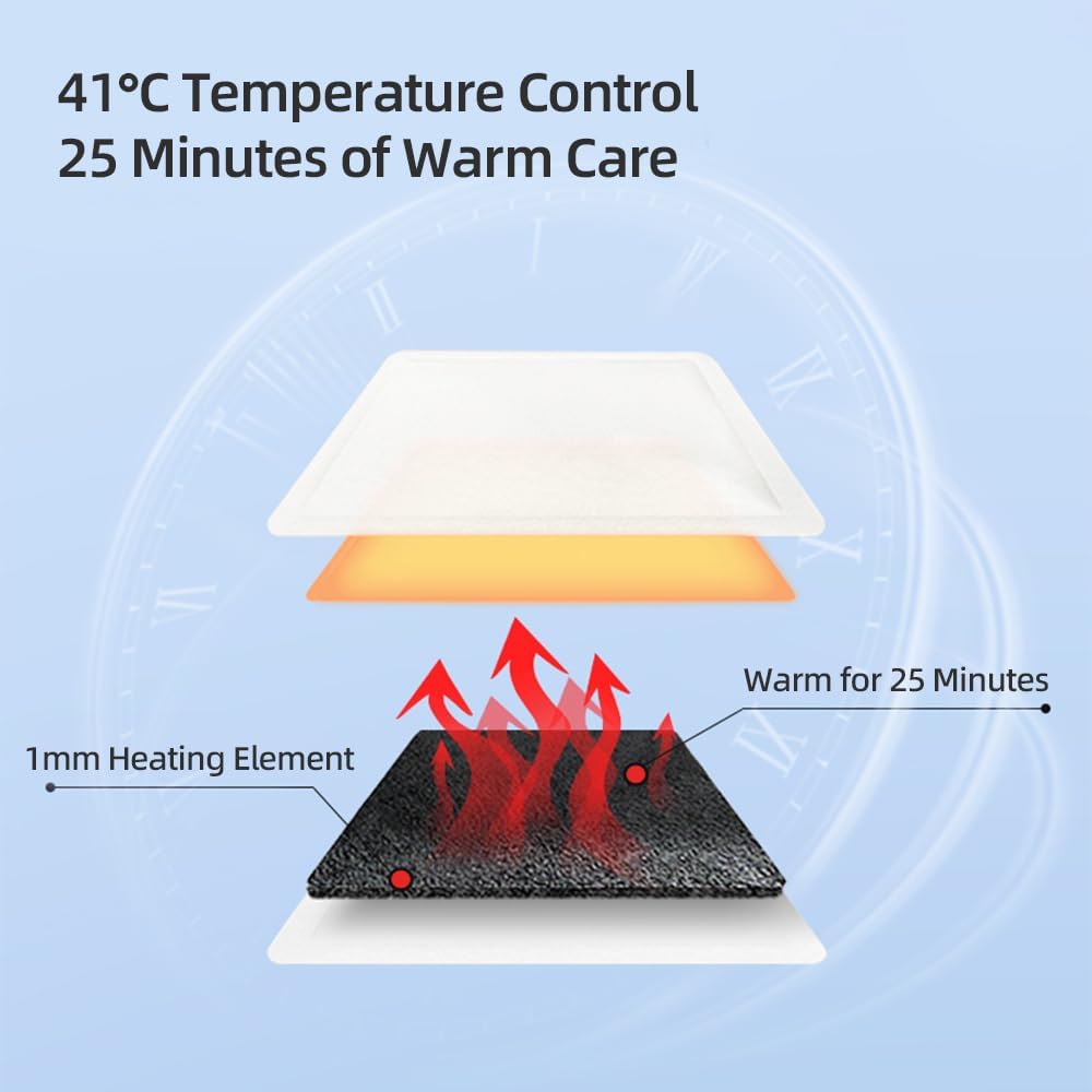 30 Packs Steam Eye Masks for Dry Eyes - Relaxing Hot Sleep Mask, Disposable Moist Heating Compress Pads