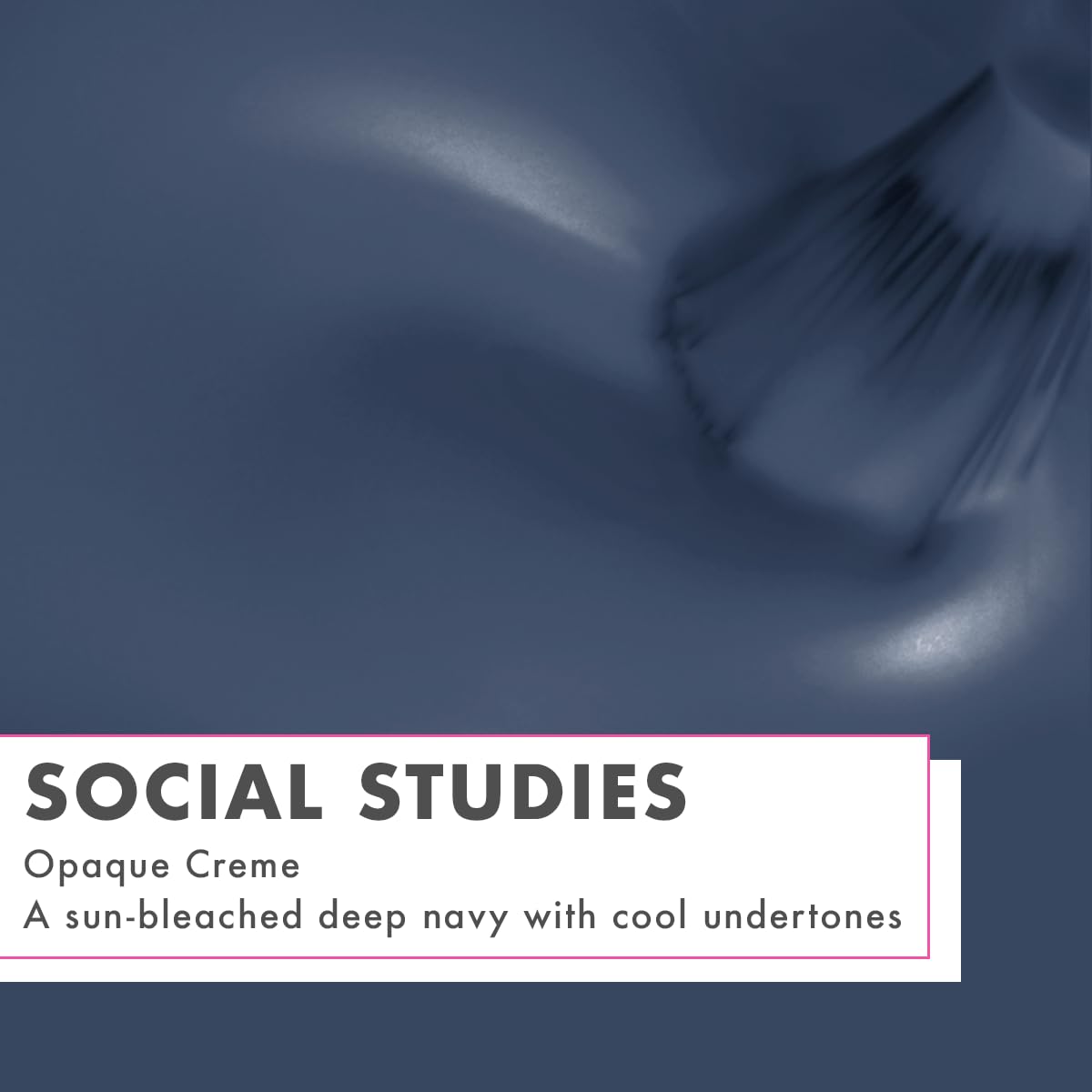 Olive & June Long Lasting Nail Polish | Gel-Like Finish No Lamp Needed | Lasts up to 10 days |Salon-Quality Color at Home |15-Free Vegan Cruelty-Free Chip-Resistant Shine |Social Studies Gunmetal Blue