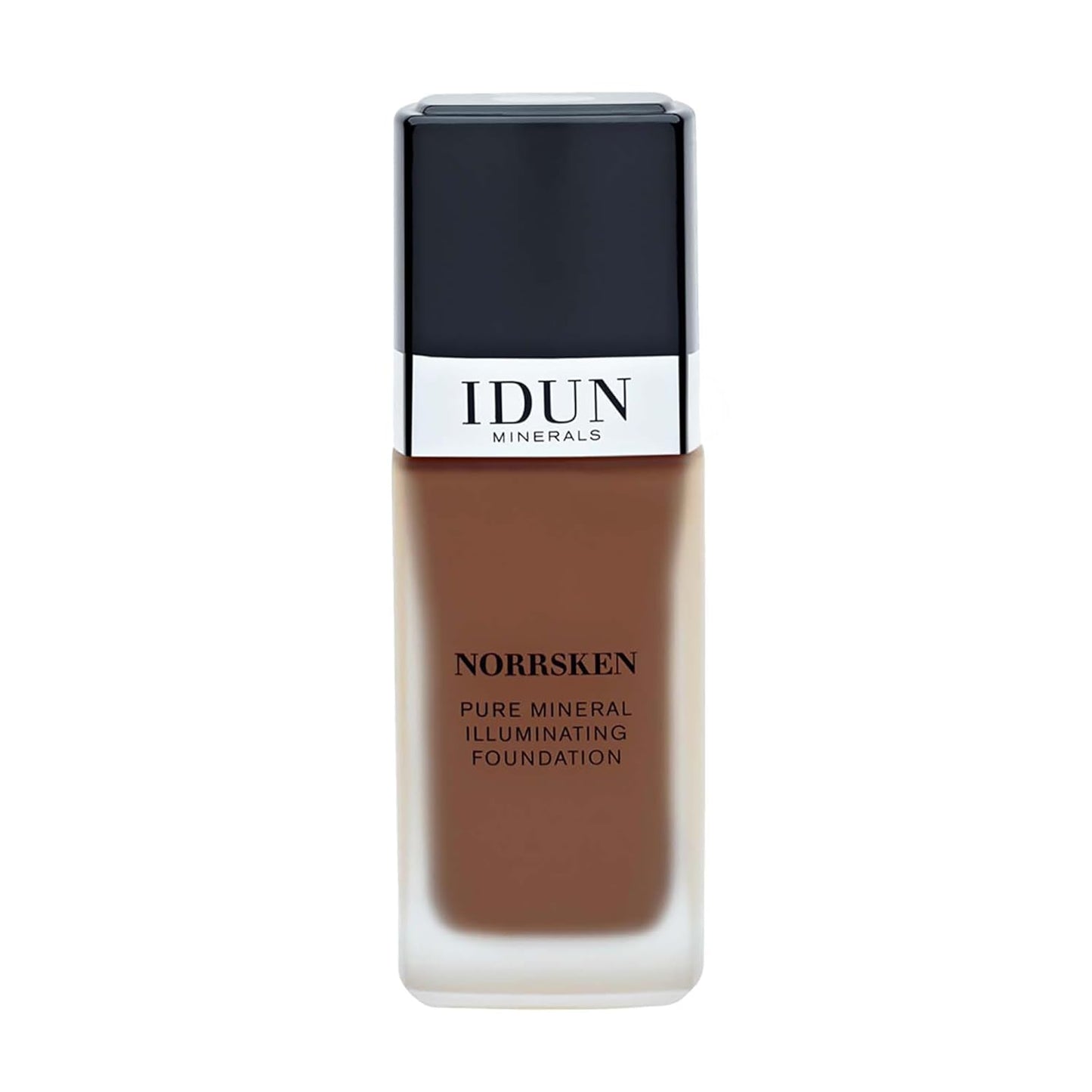 Liquid Norrsken Foundation - Silky Smooth Coverage - Luminous, Dewy Finish for Dry and Dull Skin - Water Resistant and Vegan Makeup - 225 Siv - Warm Dark Brown - 1.01 oz
