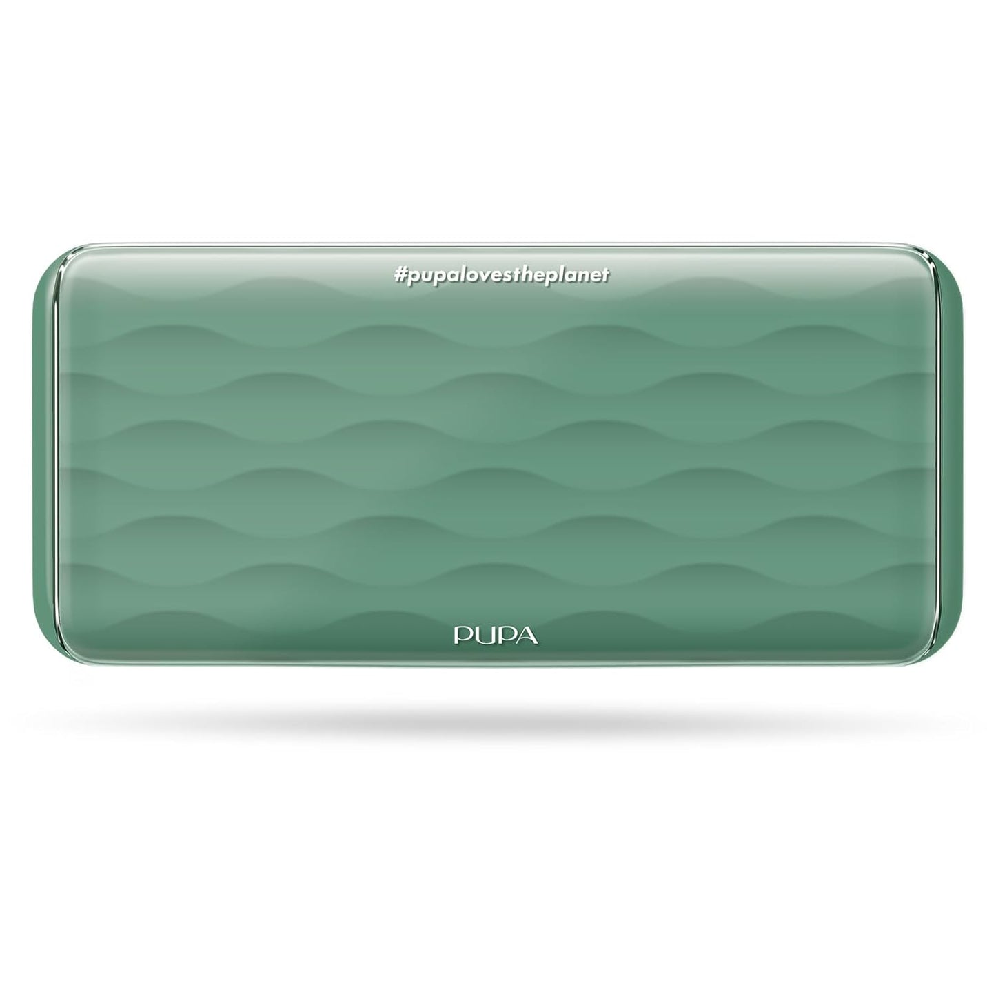 Pupa Milano Make-Up Palette M, 002 Green, 0.42 oz - Eyeshadow Palette with Matte, Shimmer, Metallic Finishes - Highly Pigmented Eyeshadow, Blush Palette - 11 Blendable Eye Makeup Shades - Talc-Free