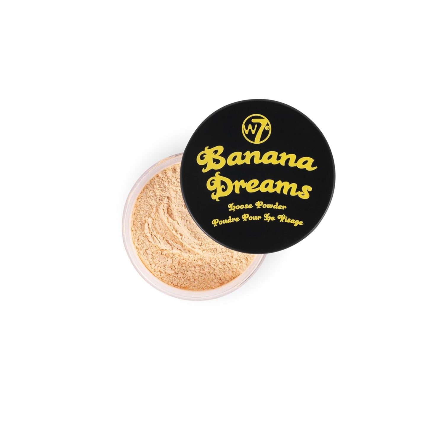 W7 Banana Dreams Loose Setting Powder - Weightless Yellow Blurring Powder For All Skin Tones - 2 Pack
