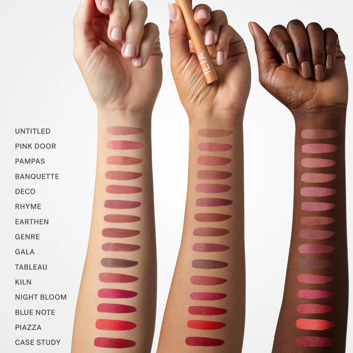 ILIA - Lip Sketch Hydrating Crayon | Hydrate, Plump, Smooth, Strengthen | Long Lasting up to 12-Hours, Bleed-Resistant, Soft-Matte | Barrier-Building, Non-Toxic, Cruelty-Free (Gala)