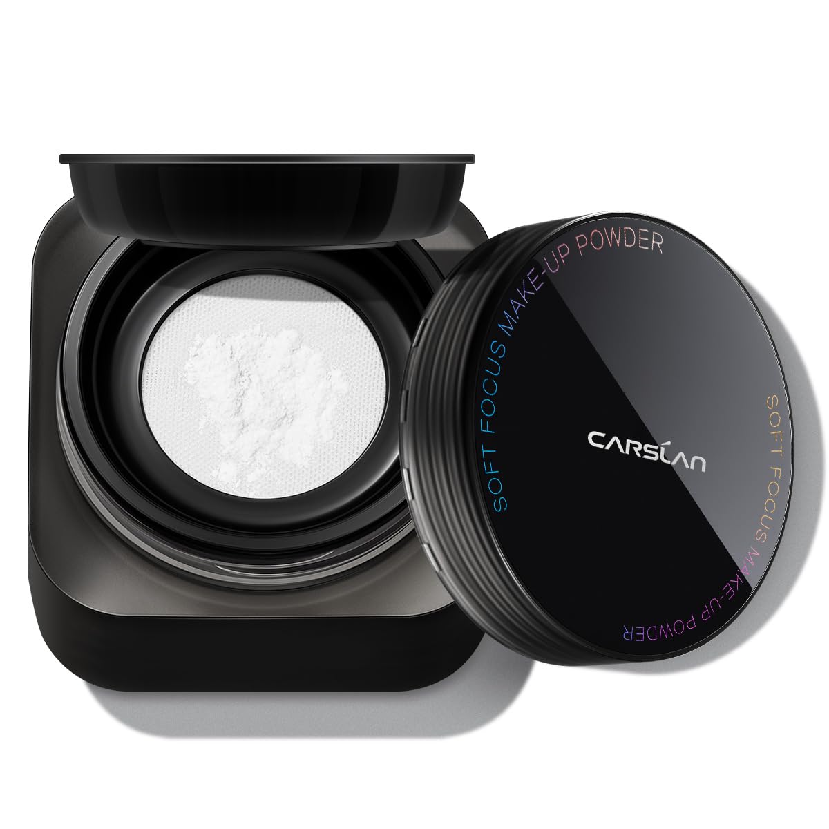 Soft Focus Loose Setting Powder, Waterproof, Matte, Oil Control, Shine Free, Talc-Free Face Powder Makeup, 24H Longwear Finishing Powder, 01 Translucent For Dry （0.63Oz）