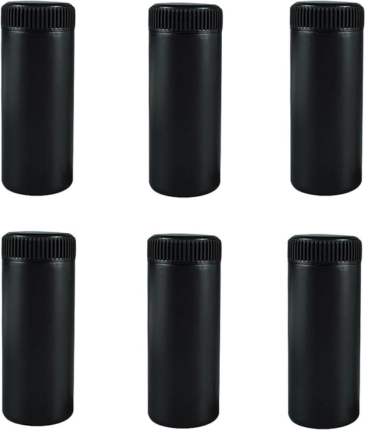 6pcs Plastic Loose Powder Bottle, Mini Empty Talcum Bottle Refillable Cosmetic Powder Dispenser Travel Cosmetic Glitter Eye Shadow Shaker with Sifter and Lids(60ml)