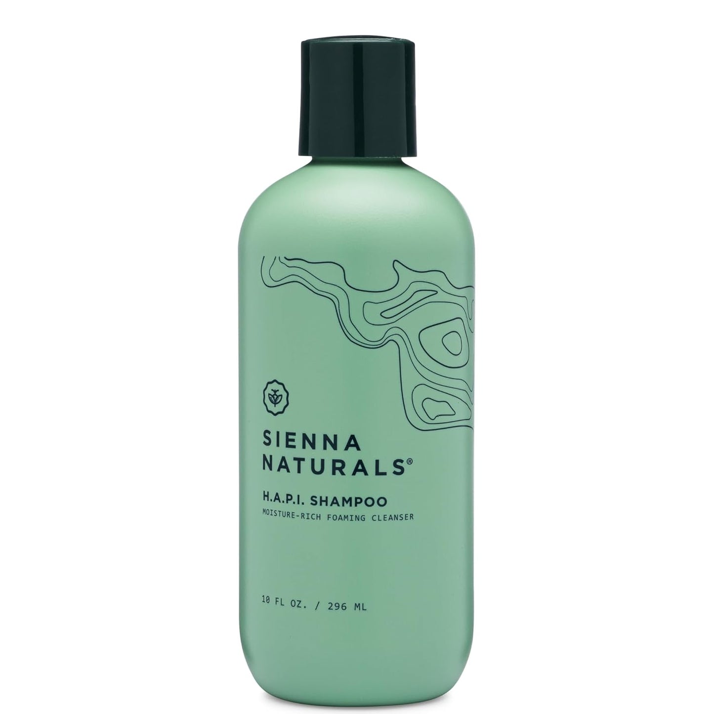 Sienna Naturals - HAPI Shampoo - Anti Frizz - Sulfate-Free, Scalp-Nourishing & Hydrating Cleanser - Gently Removes Buildup Without Stripping - pH-Balanced, Vegan & Clean Formula - 11oz