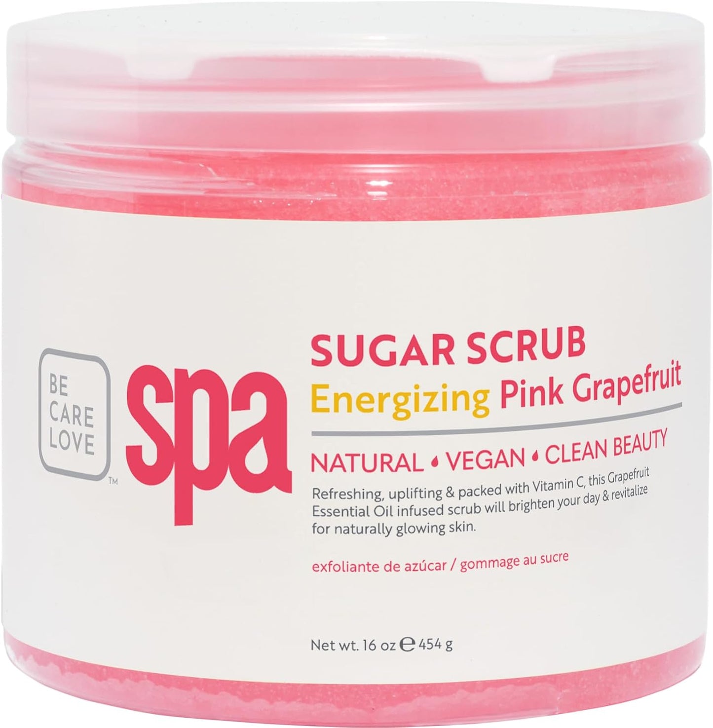 BCL SPA Sugar Scrub Pink Grapefruit, 16 oz