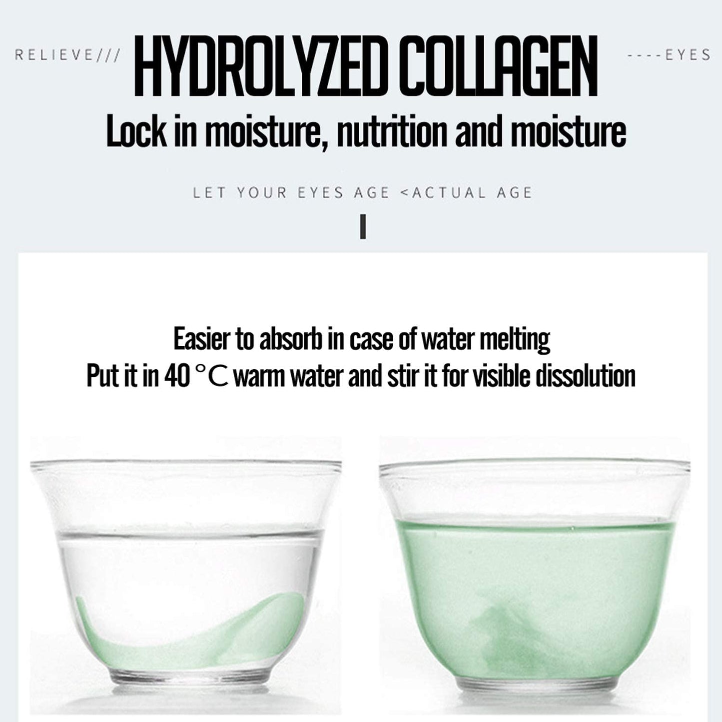 Under Eye Mask, Collagen Eye Mask 60 pcs, Green Tea Extract Under Eye Patches, Eye Mask for Puffy Eyes, Undereye Dark Circles Treatments, Under Eye Pads, Anti-Wrinkle Gel Pads