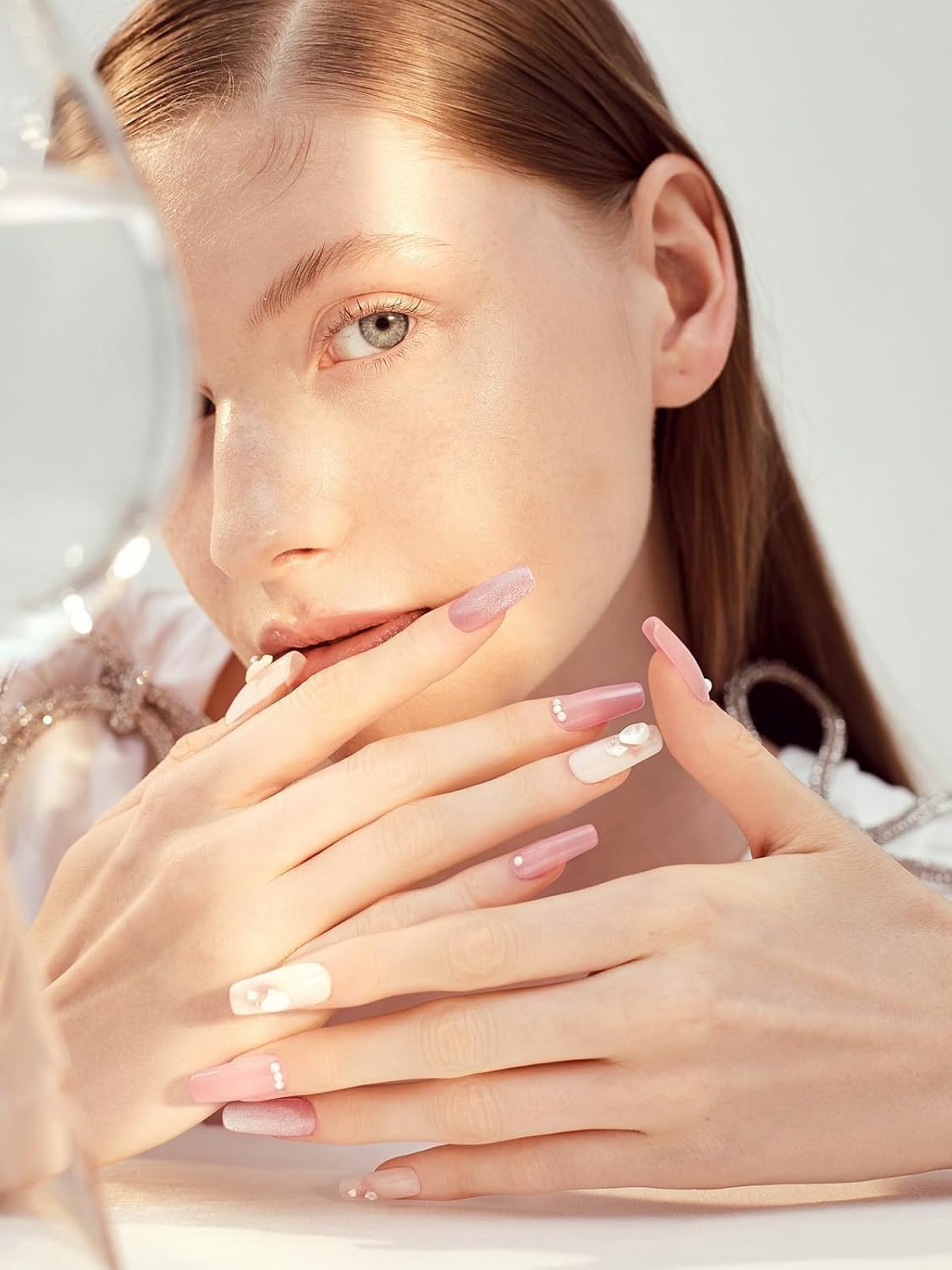 EBANKU 120Pcs Poly Gel Nail Forms, T-Shape Matte Dual Forms Clear Nail Tips Mold for Builder Gel Square Nail Extension Manicure Tools Salon-12 Sizes