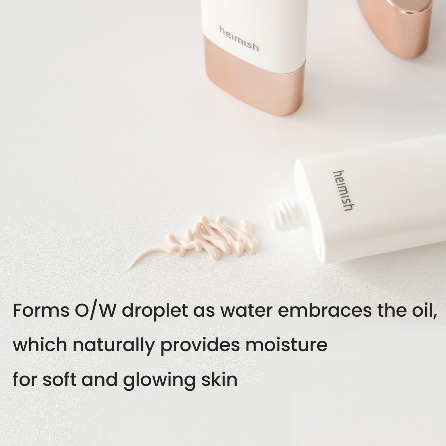 HEIMISH Artless Glow Base 1.35fl.oz/40ml, Multipurpose Makeup Base, Primer, Highlighter, Tone Up Sunscreen for face, Lightweight, Non-greasy, Hydrating, Natural Finish with SPF 50+ PA++++