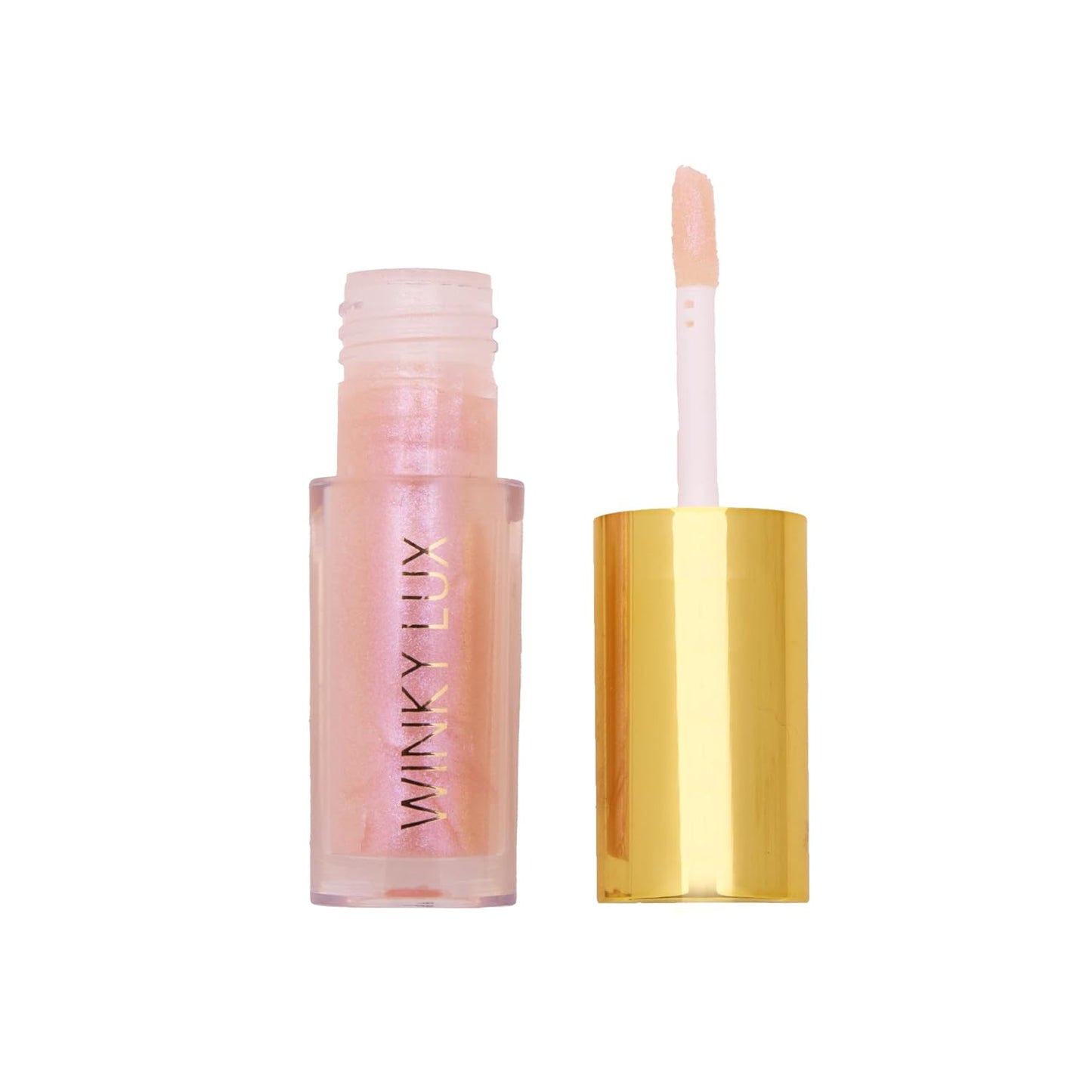 Winky Lux Birthday Cake Barely There Sheer Tinted Lip Oil – Hydrating, Shimmery Gloss, Non-Sticky, Long-Lasting Balm with Jojoba Oil & Vanilla Scent